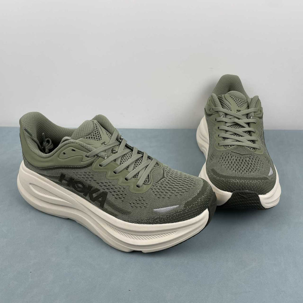 Tênis HOKA One One Bondi 9 Verde Militar
