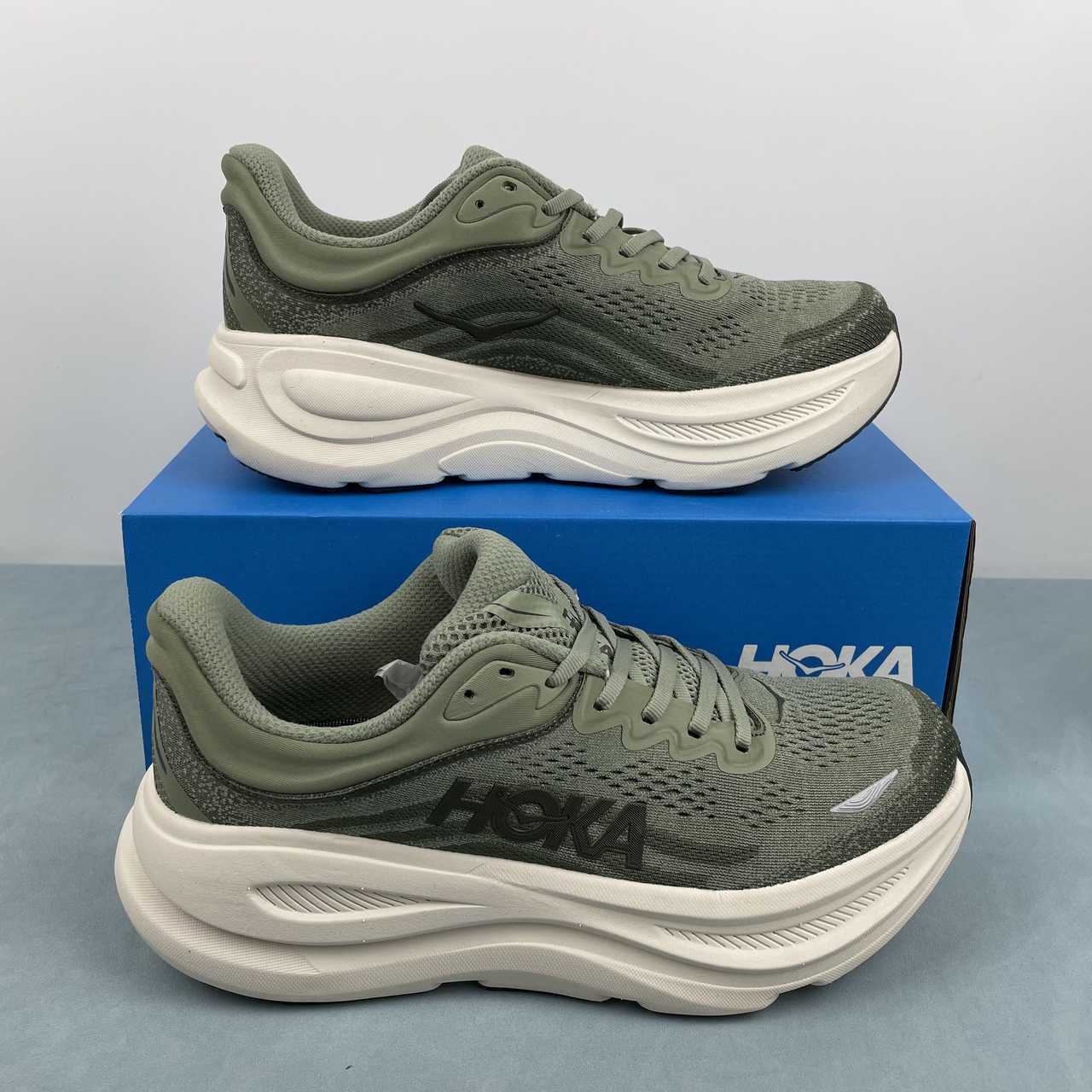 Tênis HOKA One One Bondi 9 Verde Militar