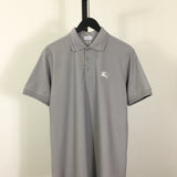 Camisa Polo Burberry de algodão Cavalo cinza