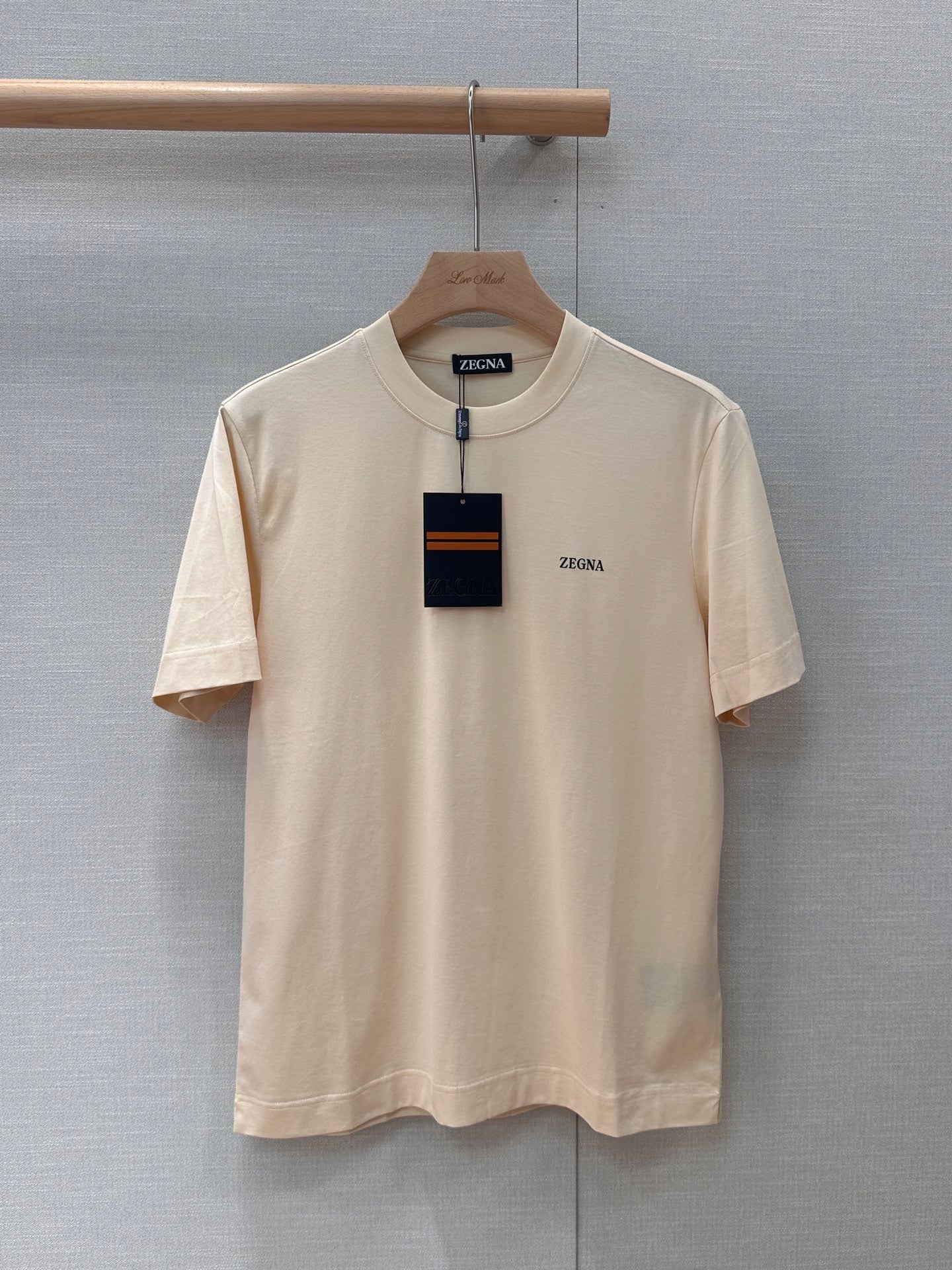 Camisa Algodão Zegna Bege