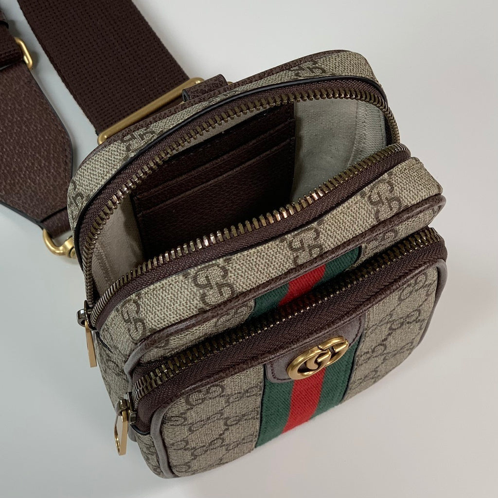 Bag Gucci Ophidia GG Supreme Mini Messenger 12X18X6.9cm