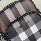 Bag Burberry Wyatt House Check Dark Birch Brown 14x6x19.5cm