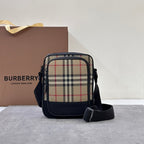 Bolsa Burberry carteiro Freddie com zíper 23×17×6CM