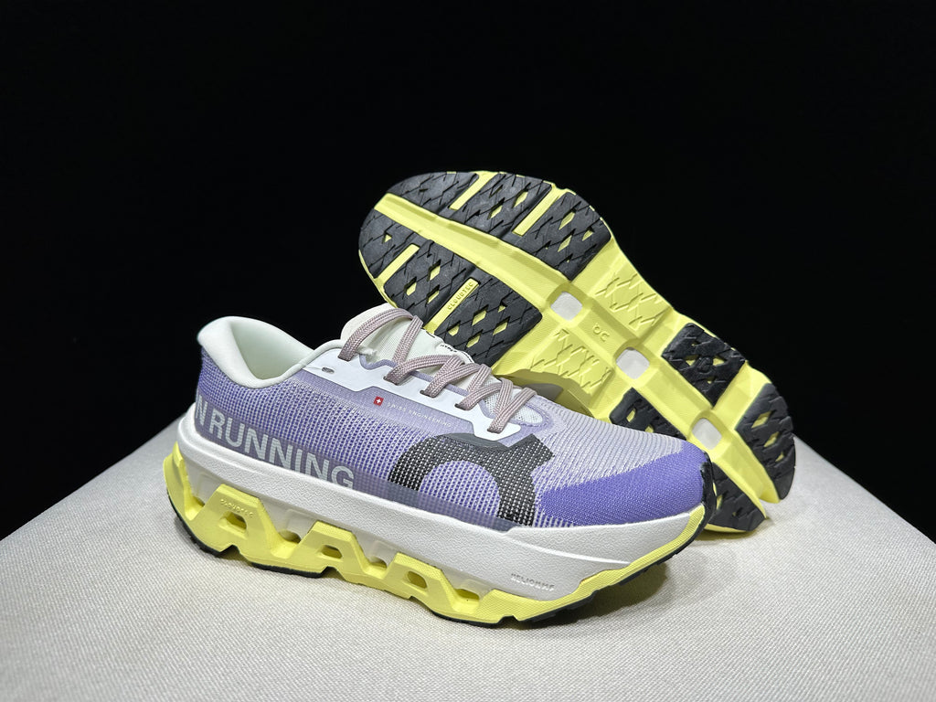 Tênis On Cloudmonster Hyper 3 amarelo/roxo