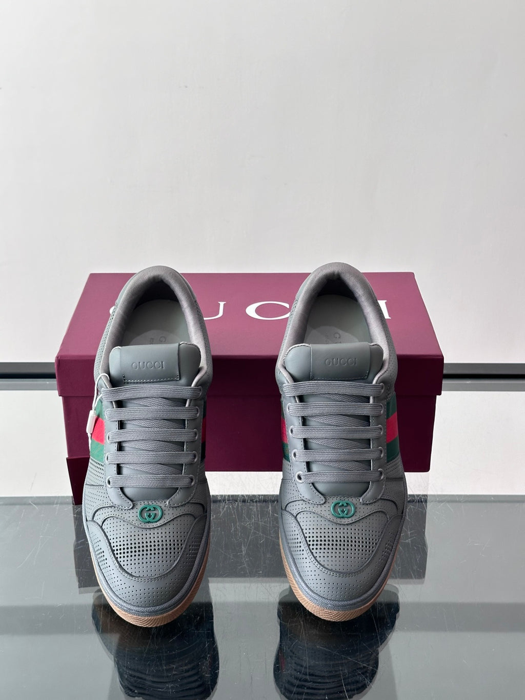 Tênis Gucci Screener Cinza