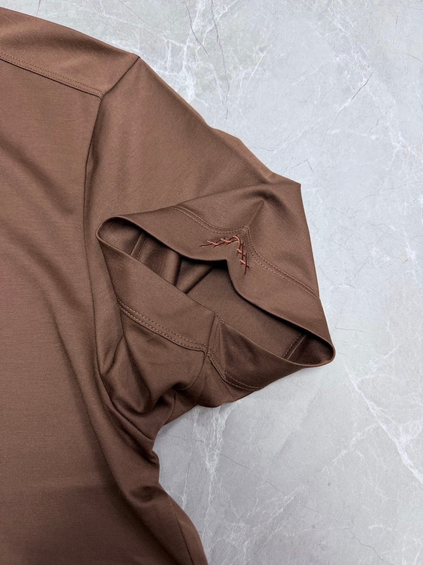 Camisa Algodão Zegna Marrom