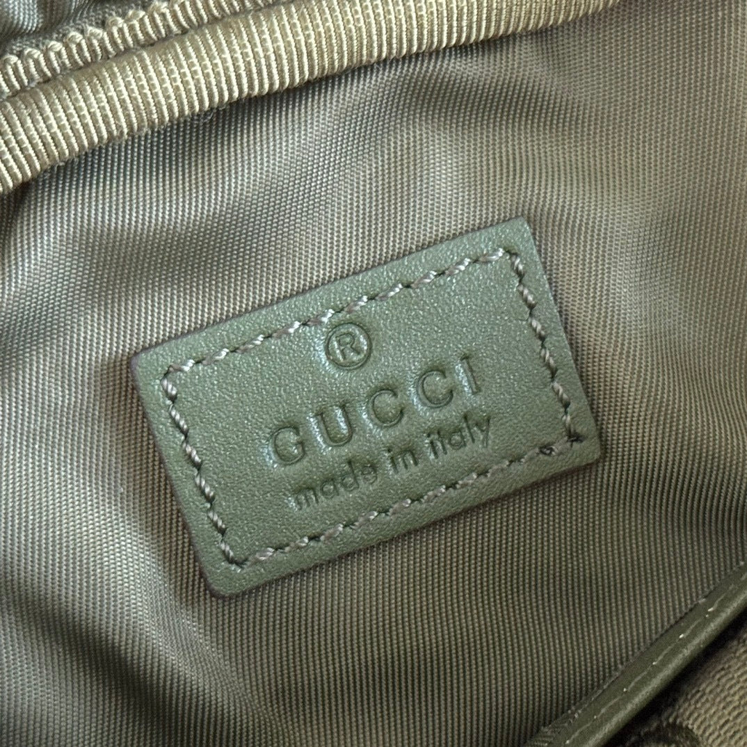 Bag Gucci GG Canvas Mini Slingbag Verde 12.5x17.5x4cm