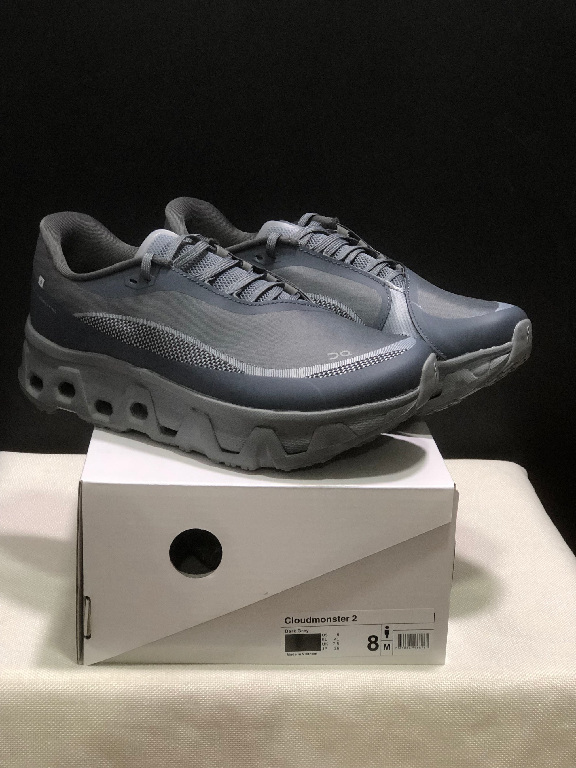 Tênis On Cloudmonster Hyper x PAF Cinza