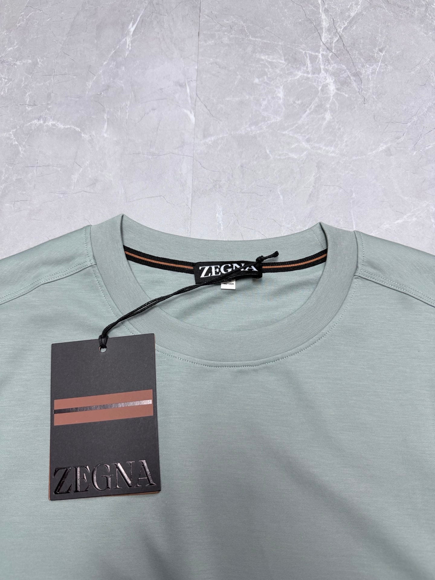 Camisa Algodão Zegna Cinza