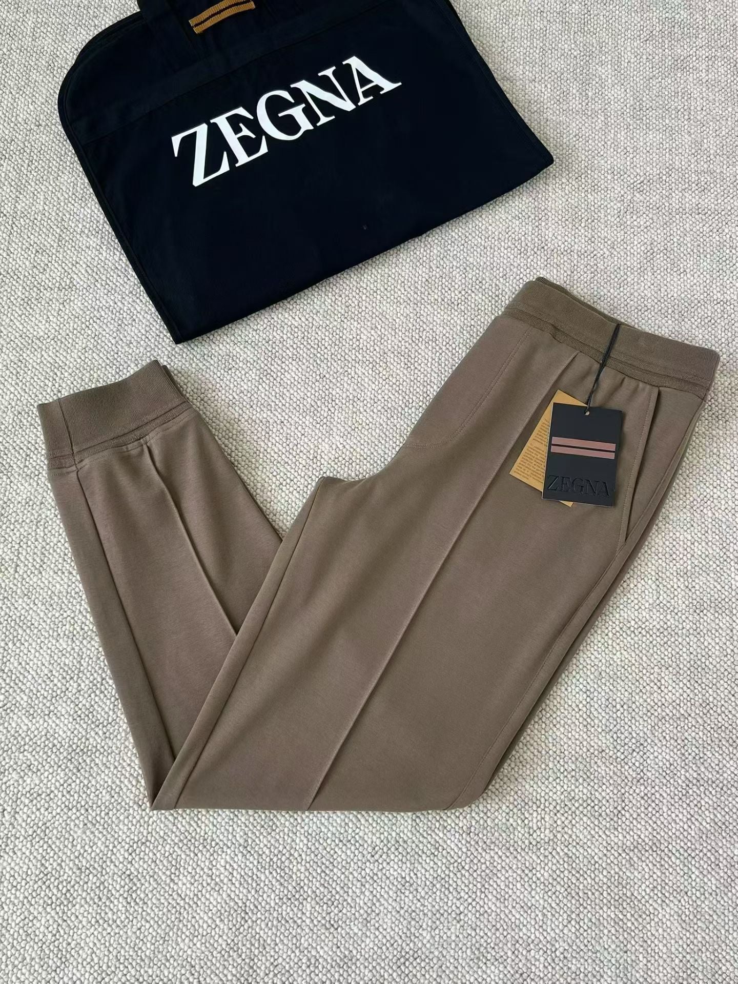 Conjunto Moletom Zegna Bege