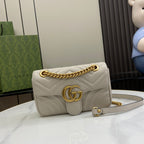 Bolsa Gucci GG Marmont Super Mini/Média/Grande Off White