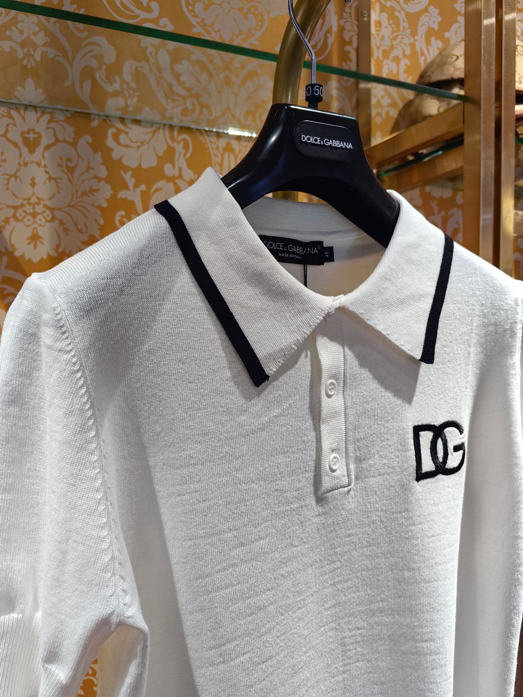 Camiseta Dolce & Gabbana D&G polo branca