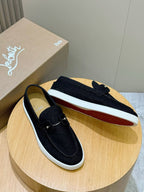 C. Louboutin Mocassim Chambeliboat Preto