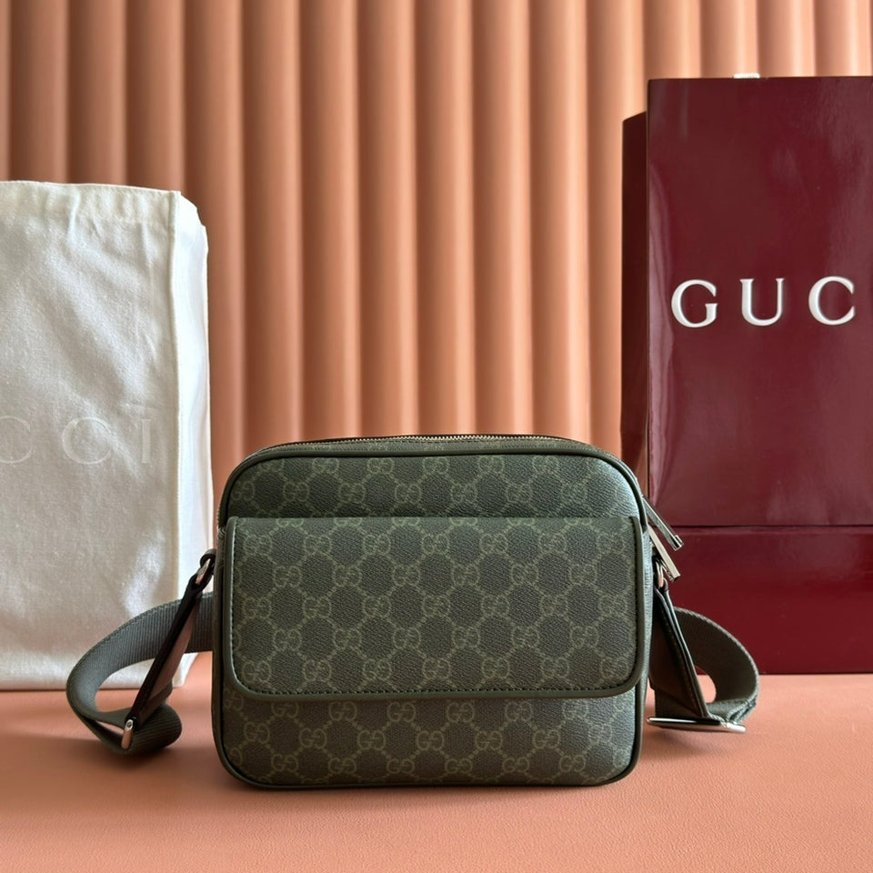 Bag Gucci Monogram GG Crossbody Verde 23x18x12cm