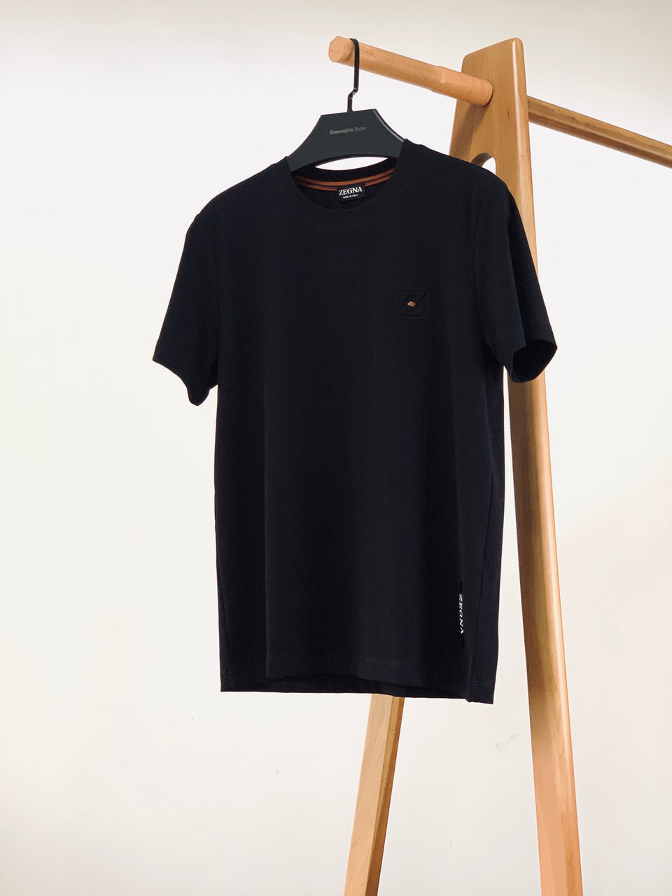 Camisa Algodão Zegna Preta