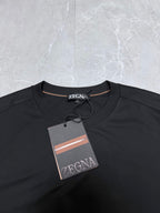 Camisa Algodão Zegna Preta