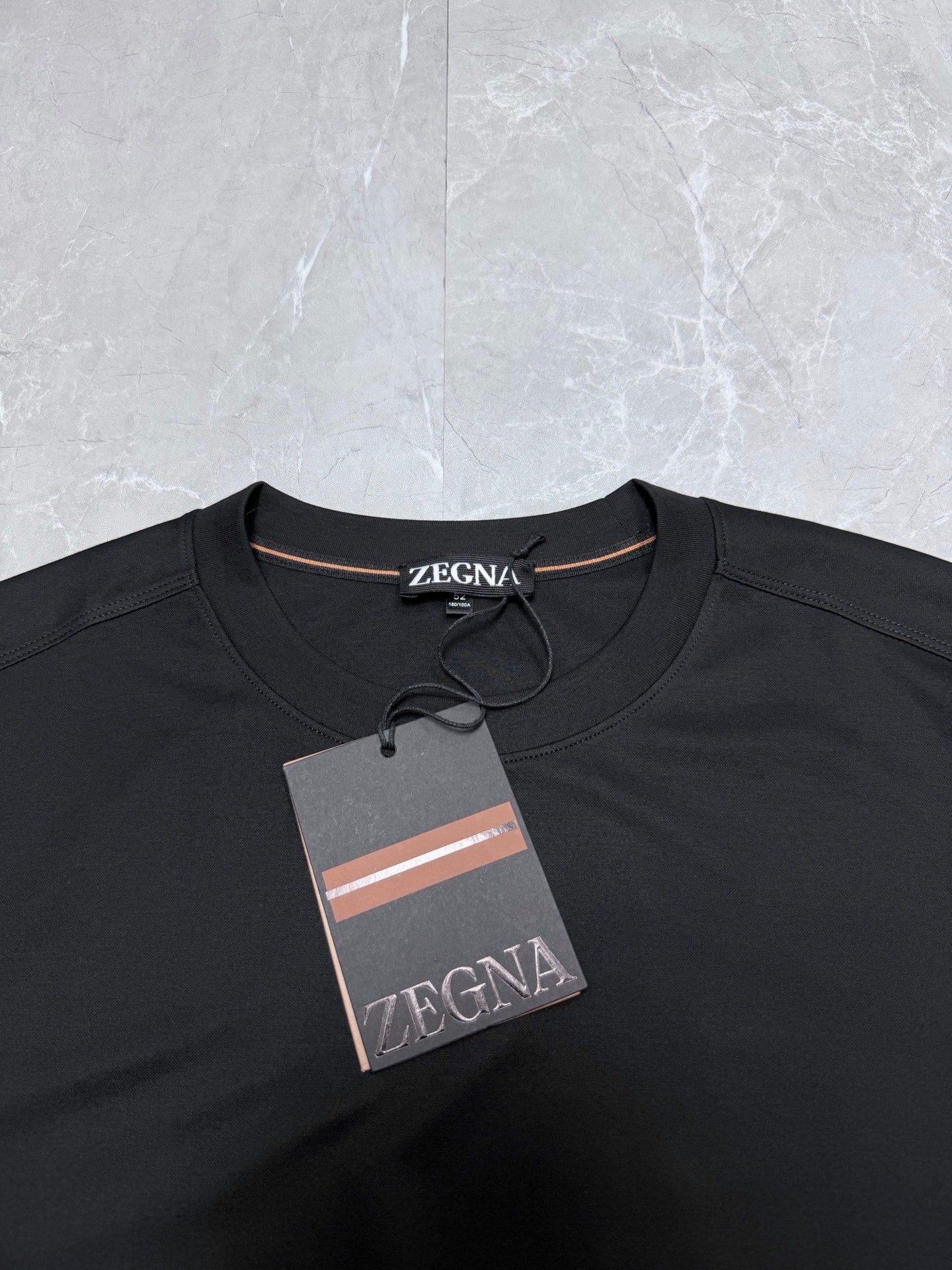 Camisa Algodão Zegna Preta