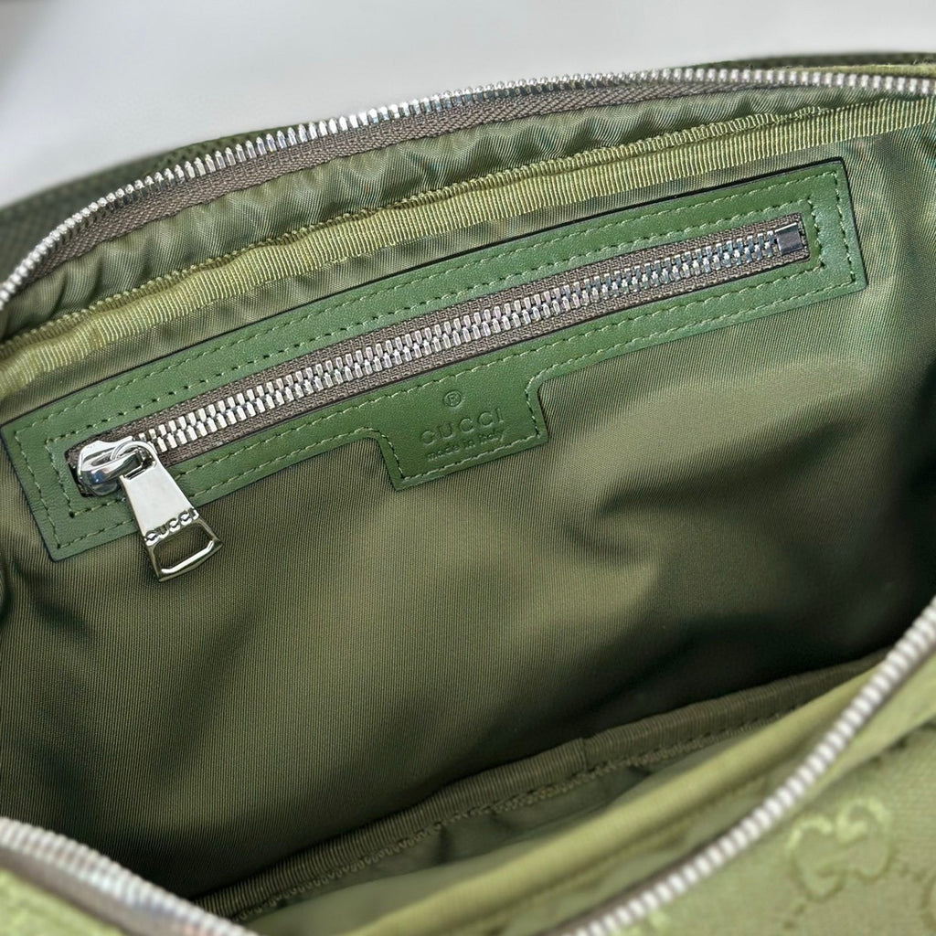Bag Gucci GG Canvas Slingbag Verde  34x15x10cm