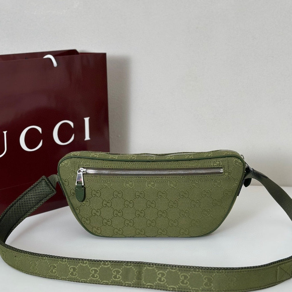 Bag Gucci GG Canvas Slingbag Verde  34x15x10cm