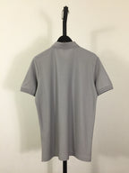 Camisa Polo Burberry de algodão Cavalo cinza