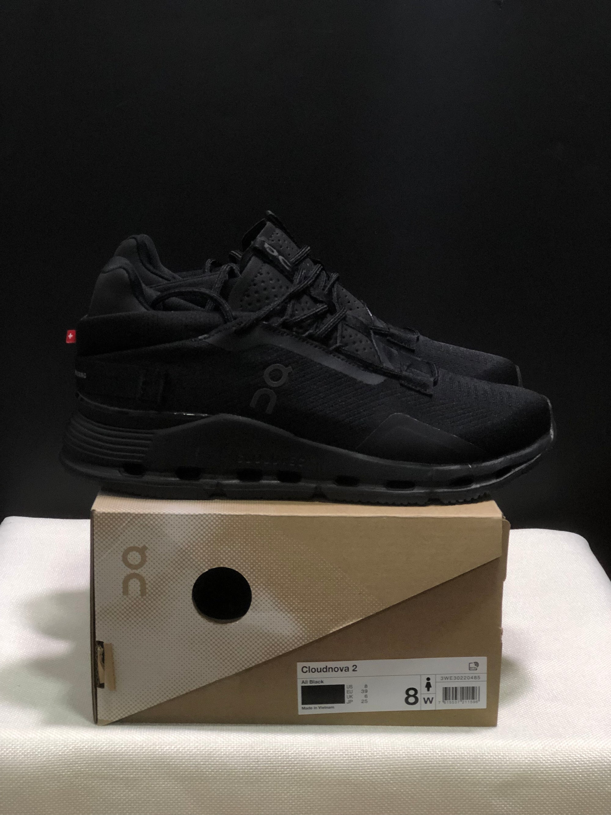 Tênis On Cloudnova 2 preto