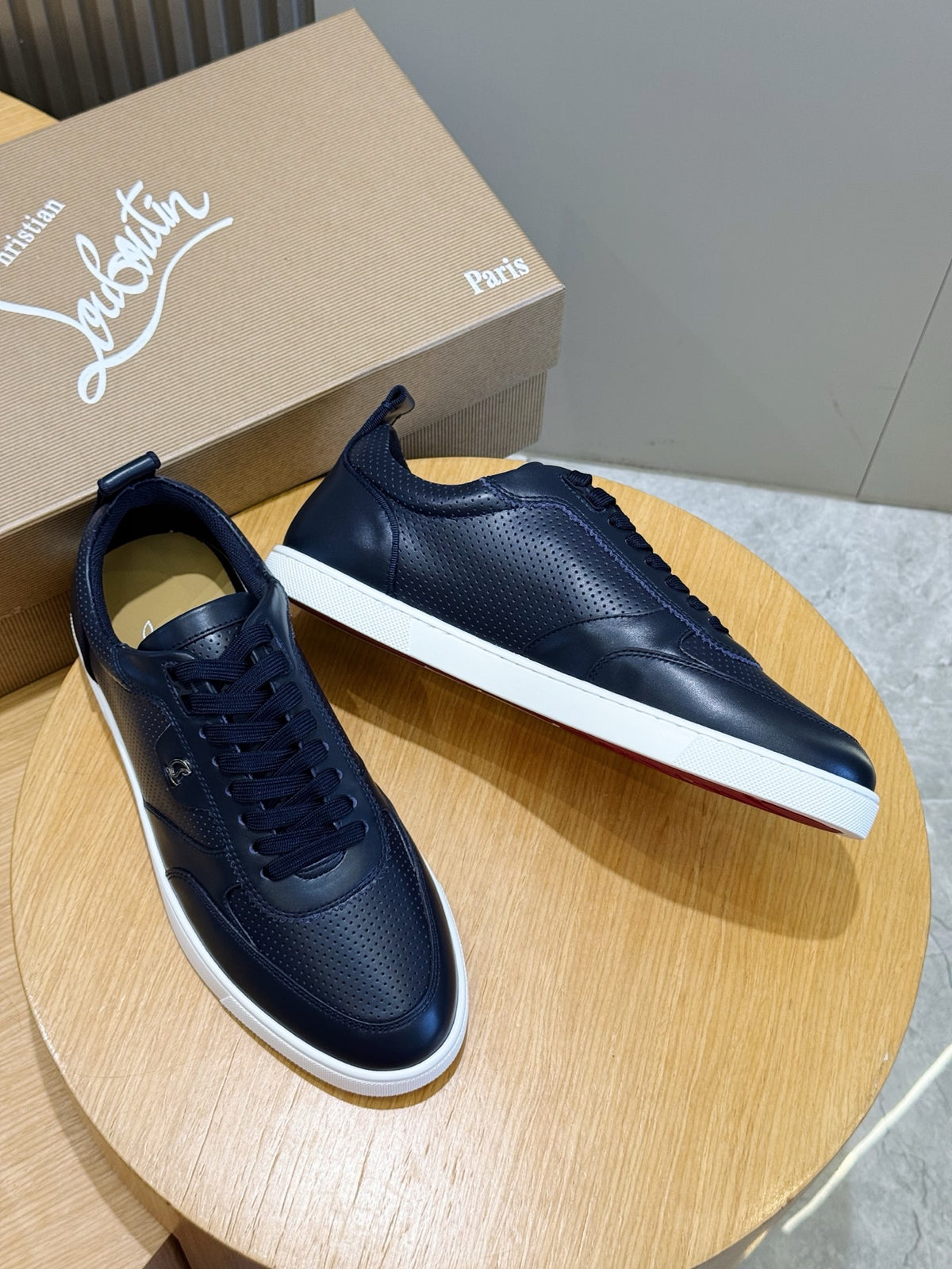 C. Louboutin Tênis Tutti Rui azul