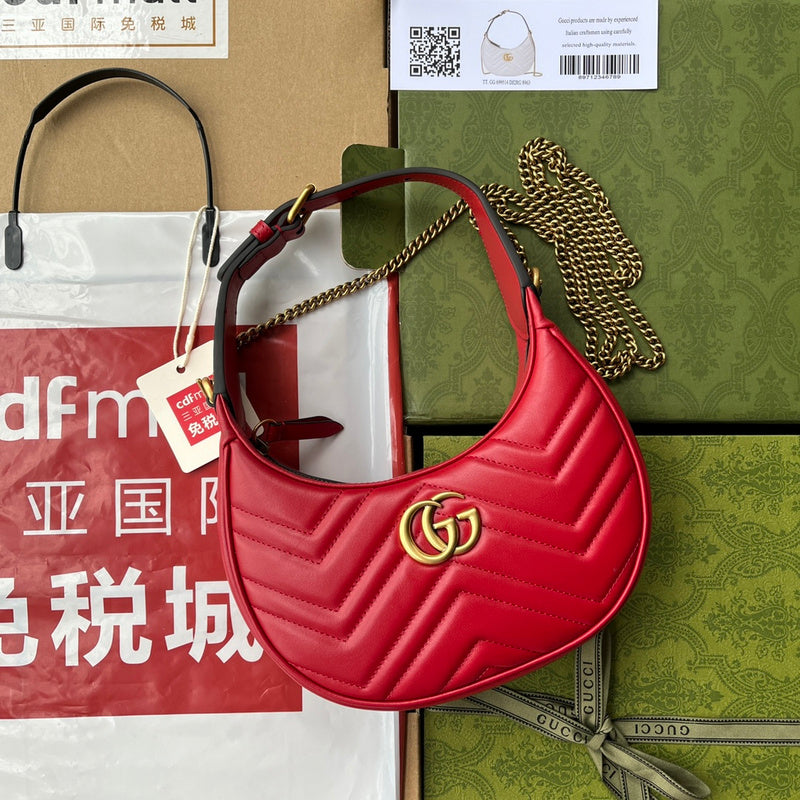 Bolsa Gucci de mão GG Marmont Mini 21.5x11x5CM (4 cores)