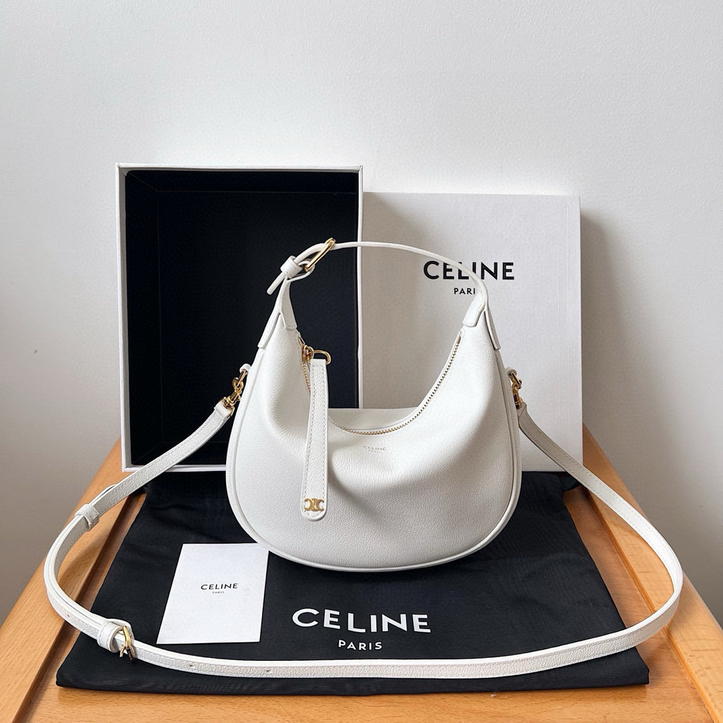 Bolsa Celine Heloïse Média em Couro Canvas 21x24x5cm (3 cores)