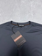 Camisa Algodão Zegna Azul