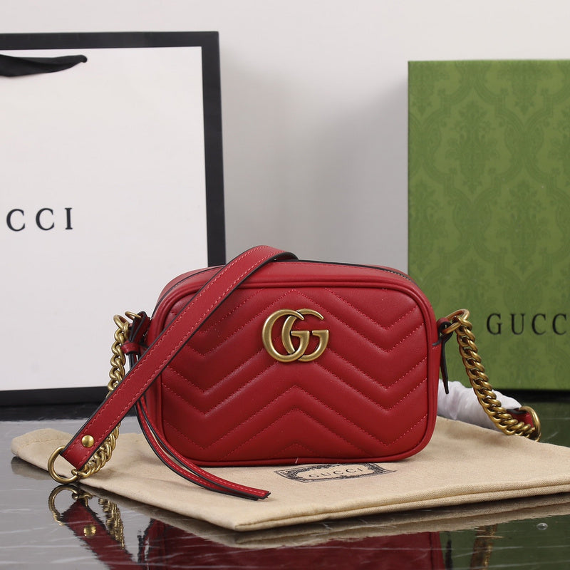 Bolsa Gucci GG Marmont Pequena 18x12x6cm (4 cores)