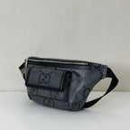 Bag Gucci GG Jumbo Pequena Cinza 28x18x8cm
