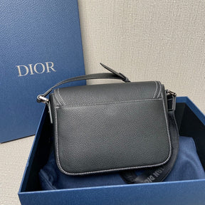 Bag Dior Saddle Messenger Pequena Preto 23x18x6CM