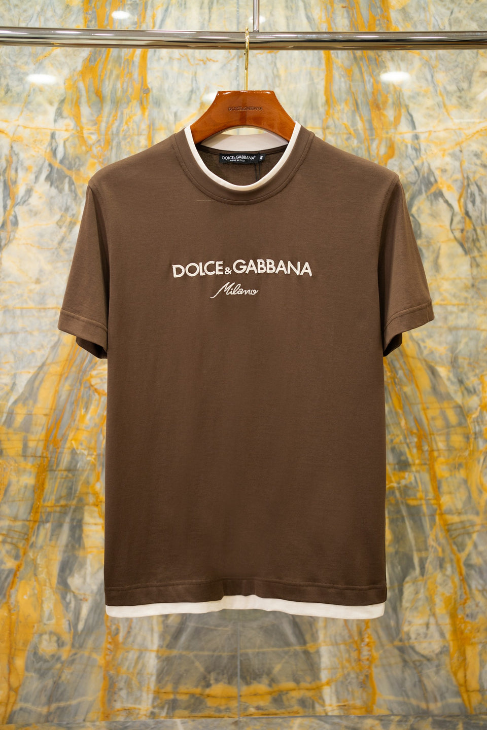 Camiseta Dolce & Gabbana D&G marrom