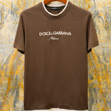 Camiseta Dolce & Gabbana D&G marrom