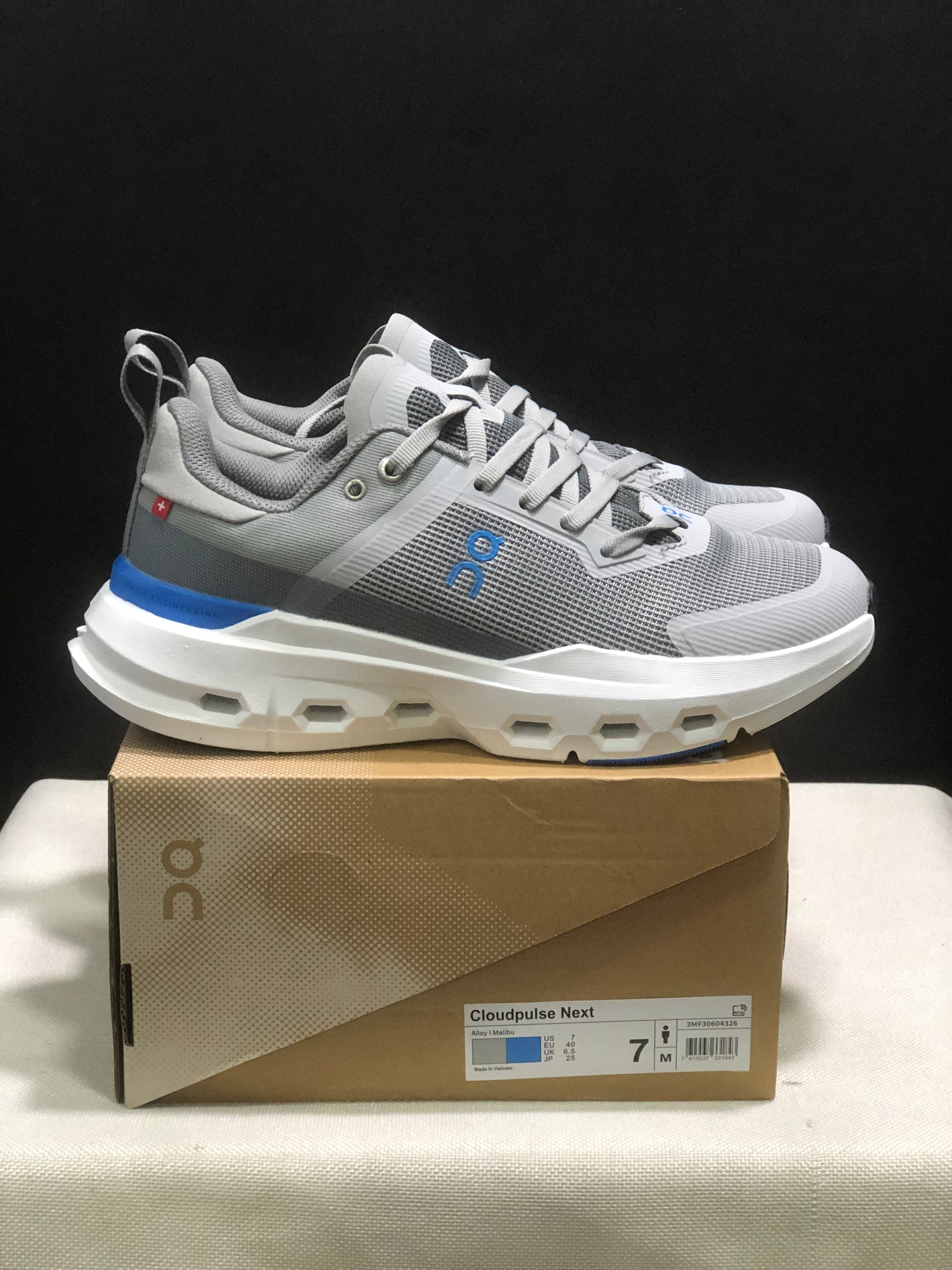 Tênis On Cloudpulse Next cinza/azul