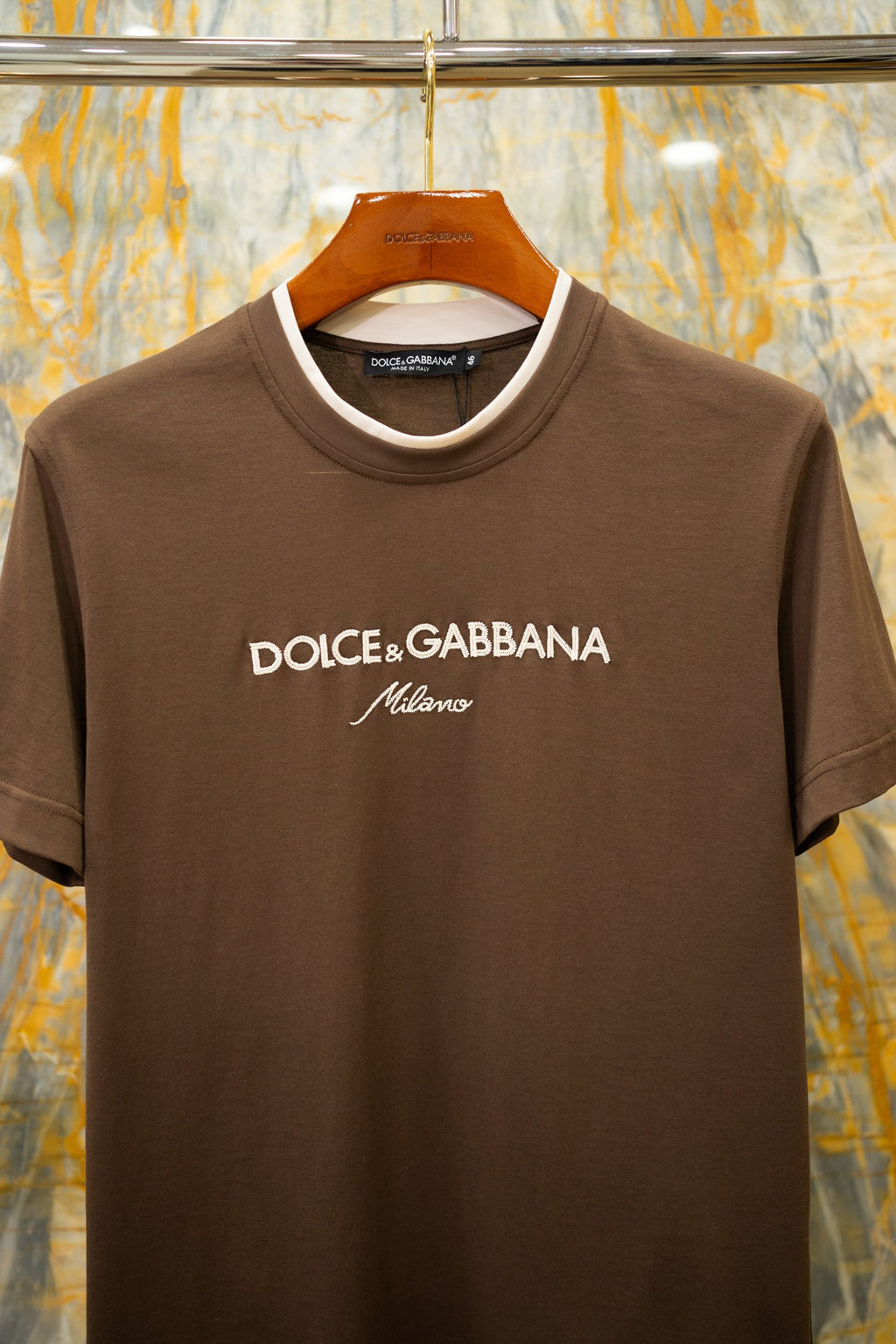 Camiseta Dolce & Gabbana D&G marrom