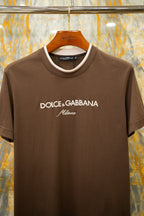 Camiseta Dolce & Gabbana D&G marrom