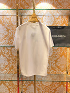Camiseta Dolce & Gabbana D&G com aplicação de logotipo Branca