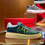 Tênis Ferragamo Gancini em couro Verde