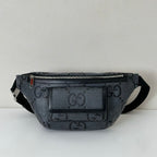 Bag Gucci GG Jumbo Pequena Cinza 28x18x8cm