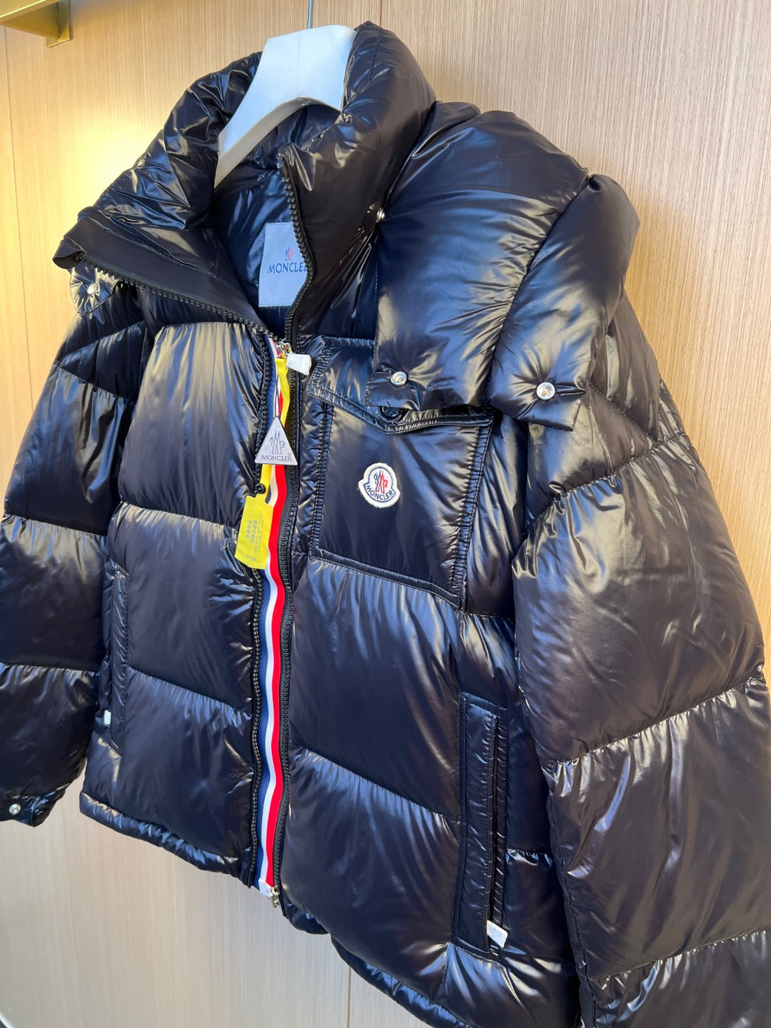 Puffer Moncler jaqueta preta