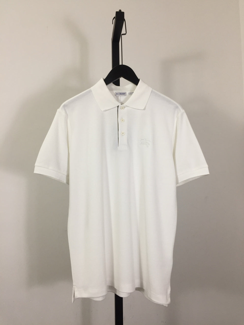 Camisa Polo Burberry de algodão Cavalo branca