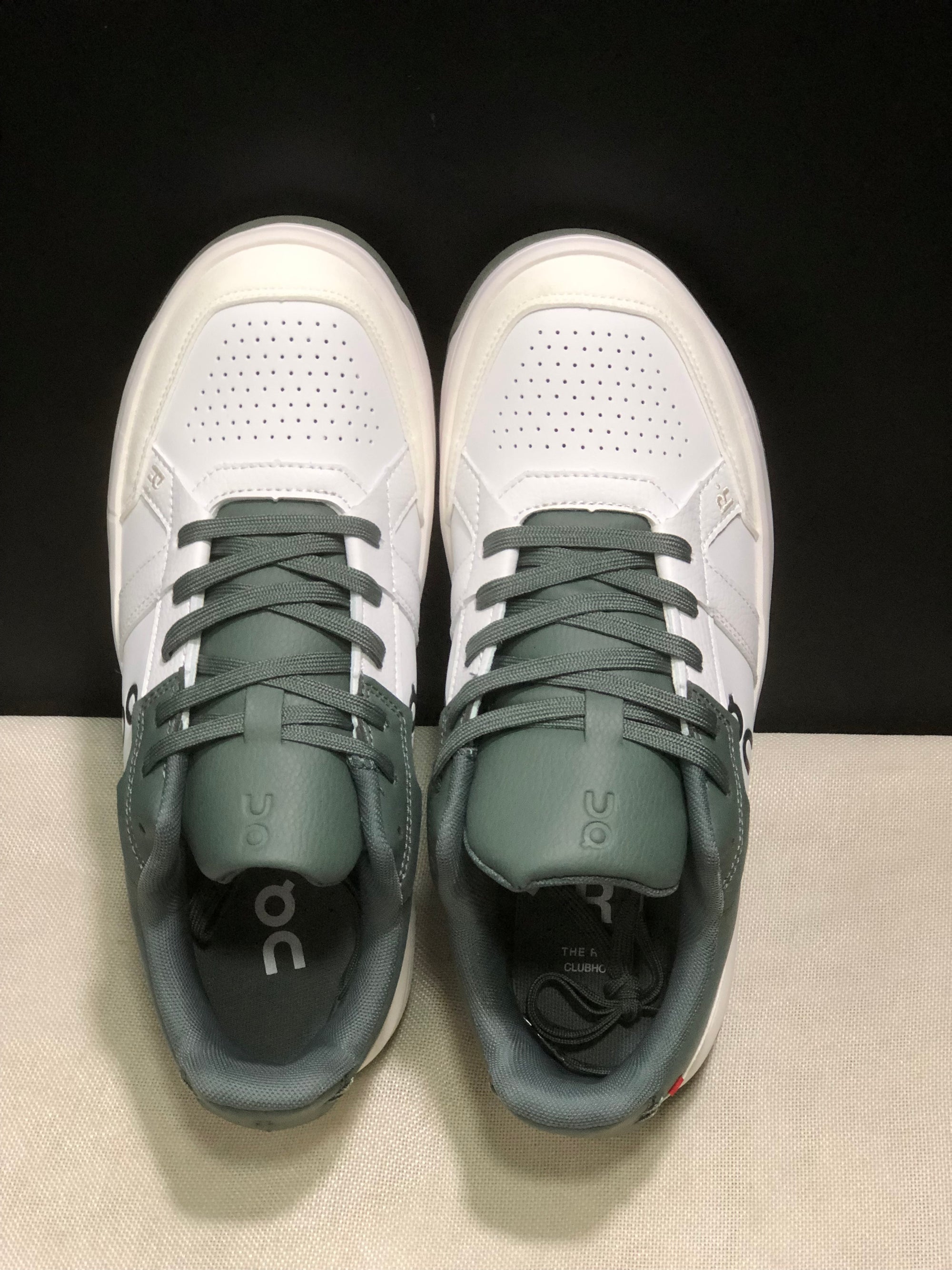 Tênis On The Roger Clubhouse Branco em detalhes Verde