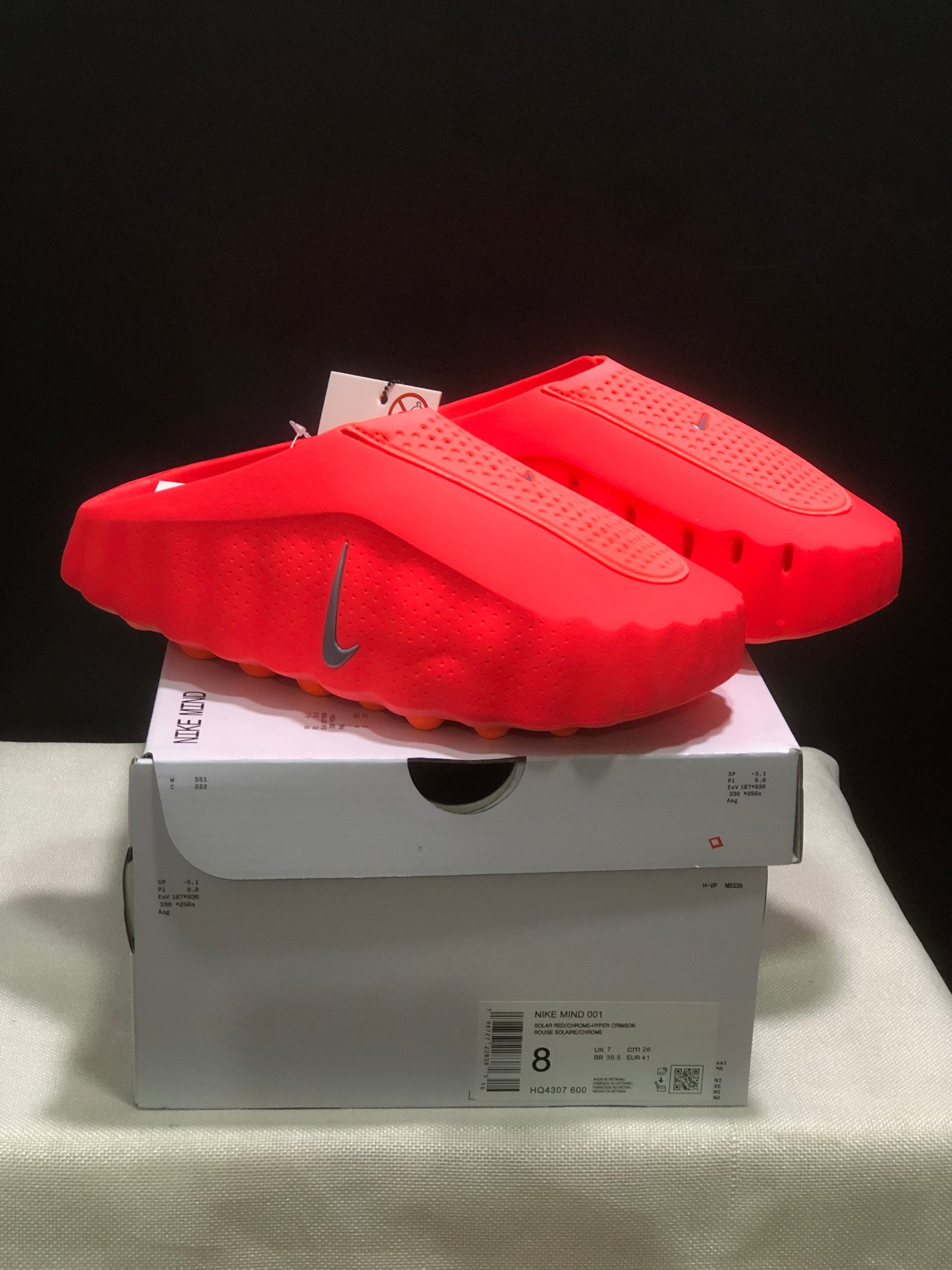 Slide Nike Mind 001 Solar Red Vermelho