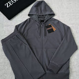 Conjunto Moletom Zegna Cinza