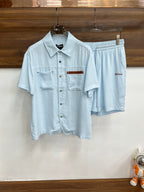 Conjunto Zegna Azul