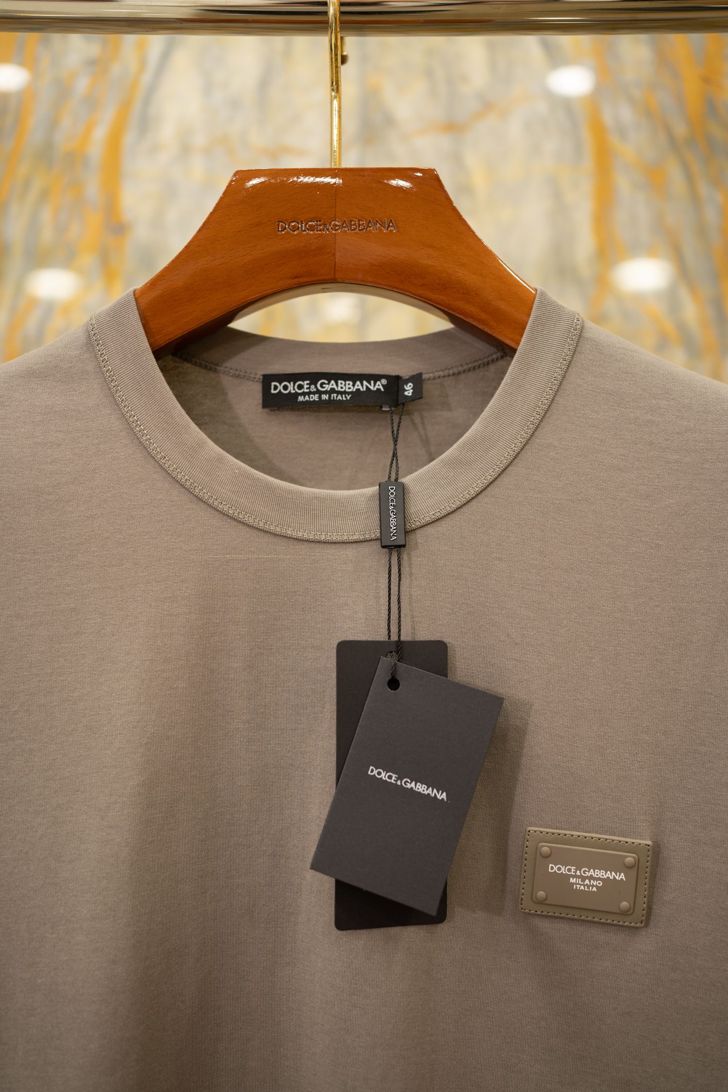 Camiseta Dolce & Gabbana D&G bege