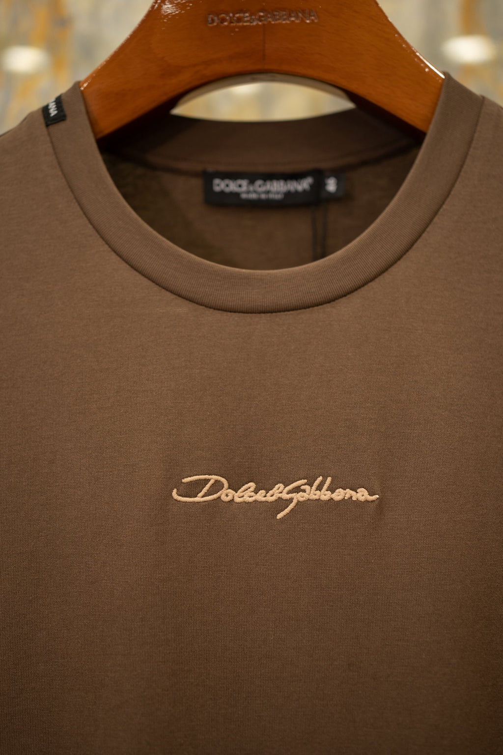 Camiseta Dolce & Gabbana D&G marrom