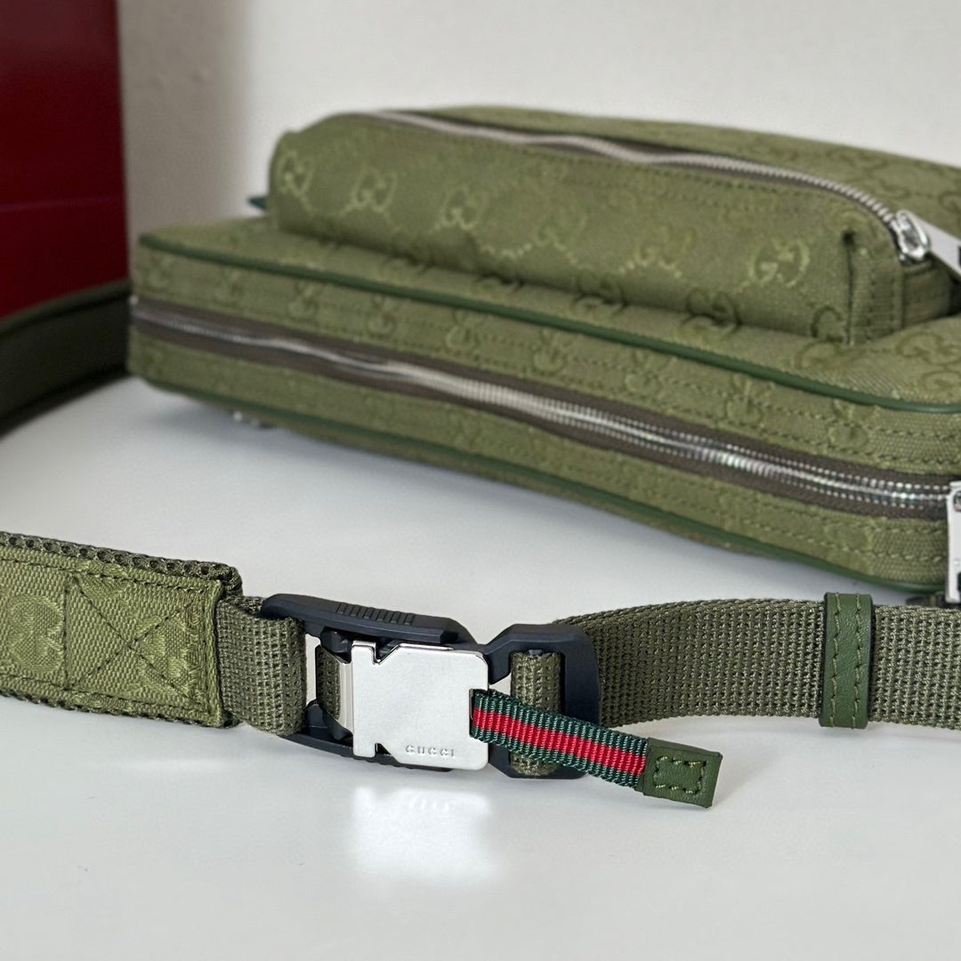 Bag Gucci GG Canvas Slingbag Verde  34x15x10cm