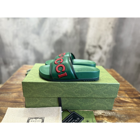Gucci Slide Verde/Vermelho